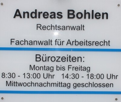 Rechtsanwalts- und Fachanwaltskanzlei Andreas Bohlen